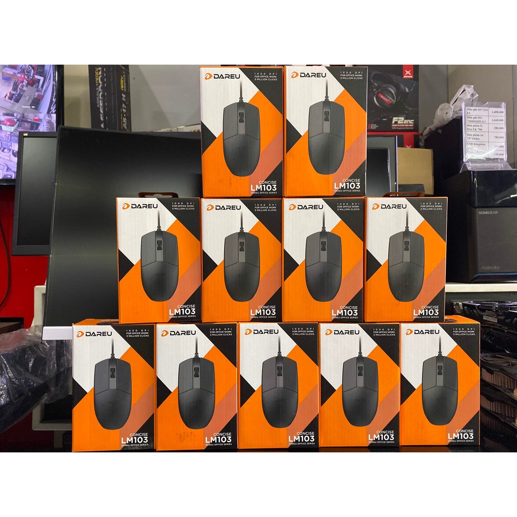 Chuột DAREU LM103 có dây (USB)