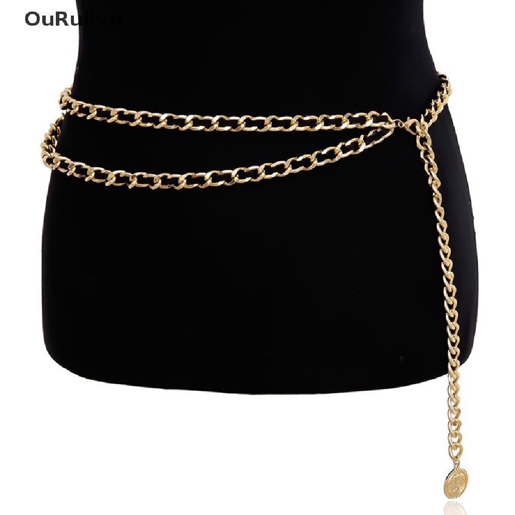 Thắt Lưng Một Lớp Phối Tua Rua Phong Cách Cổ Điển Thời Trang