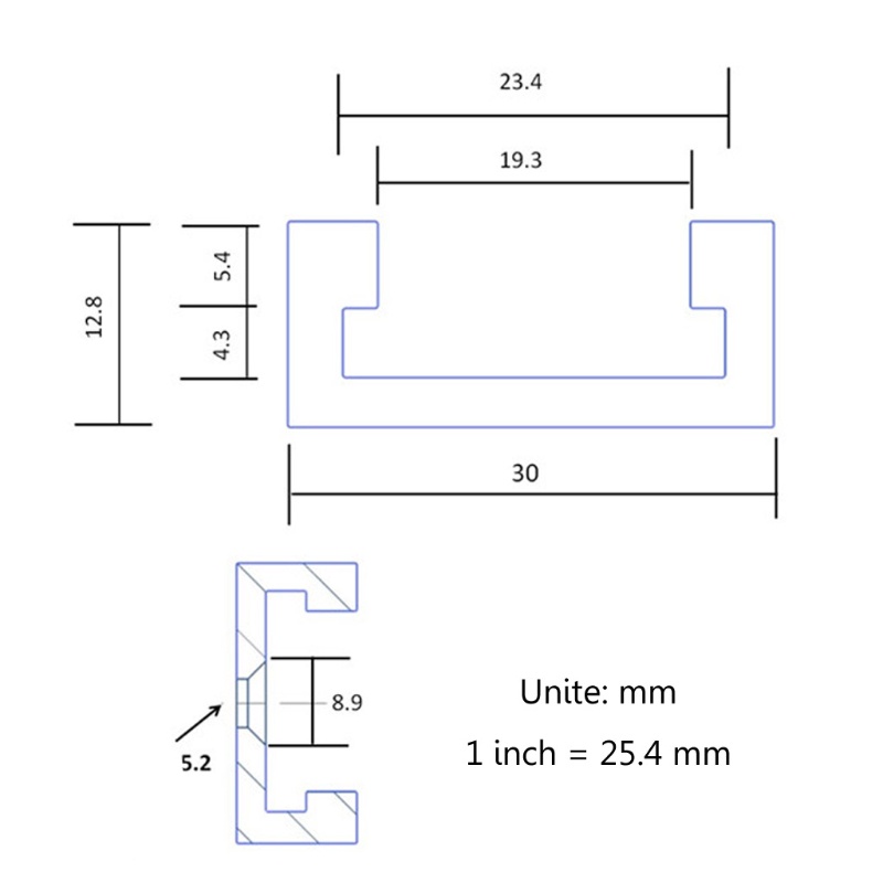 Set 2 Đầu Nối Chữ T Bằng Nhôm Chuyên Dụng Làm Mộc