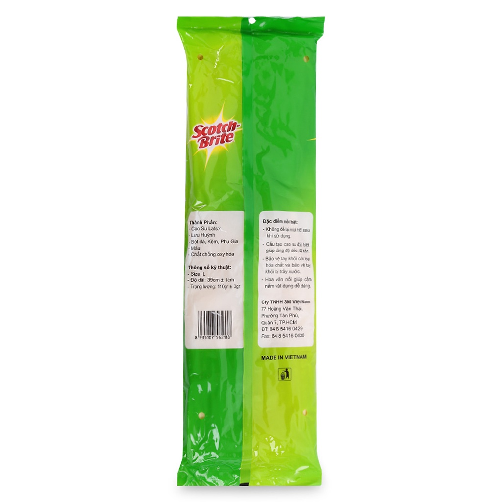Găng tay đa dụng Scotch Brite 3M dài 39cm, HÀNG CHÍNH HÃNG, giao nhanh