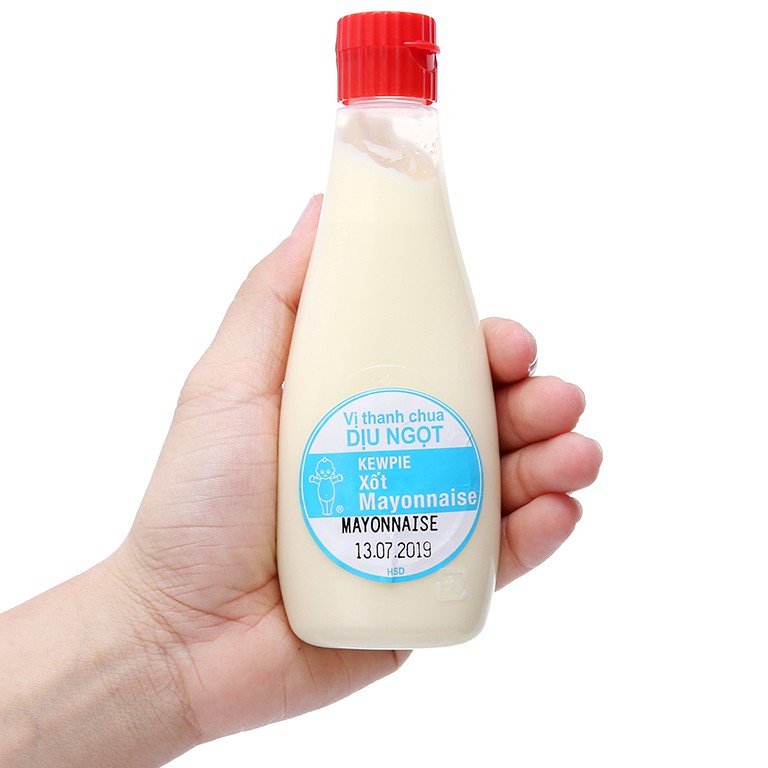 Xốt Mayonnaise Kewpie hương dịu ngọt chai 130g