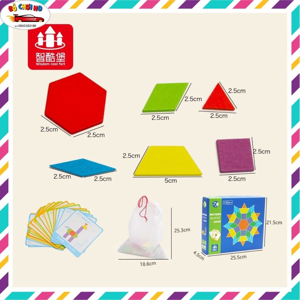 Đồ chơi ghép hình tư duy theo thẻ, đồ chơi gỗ thông minh monteri cho bé