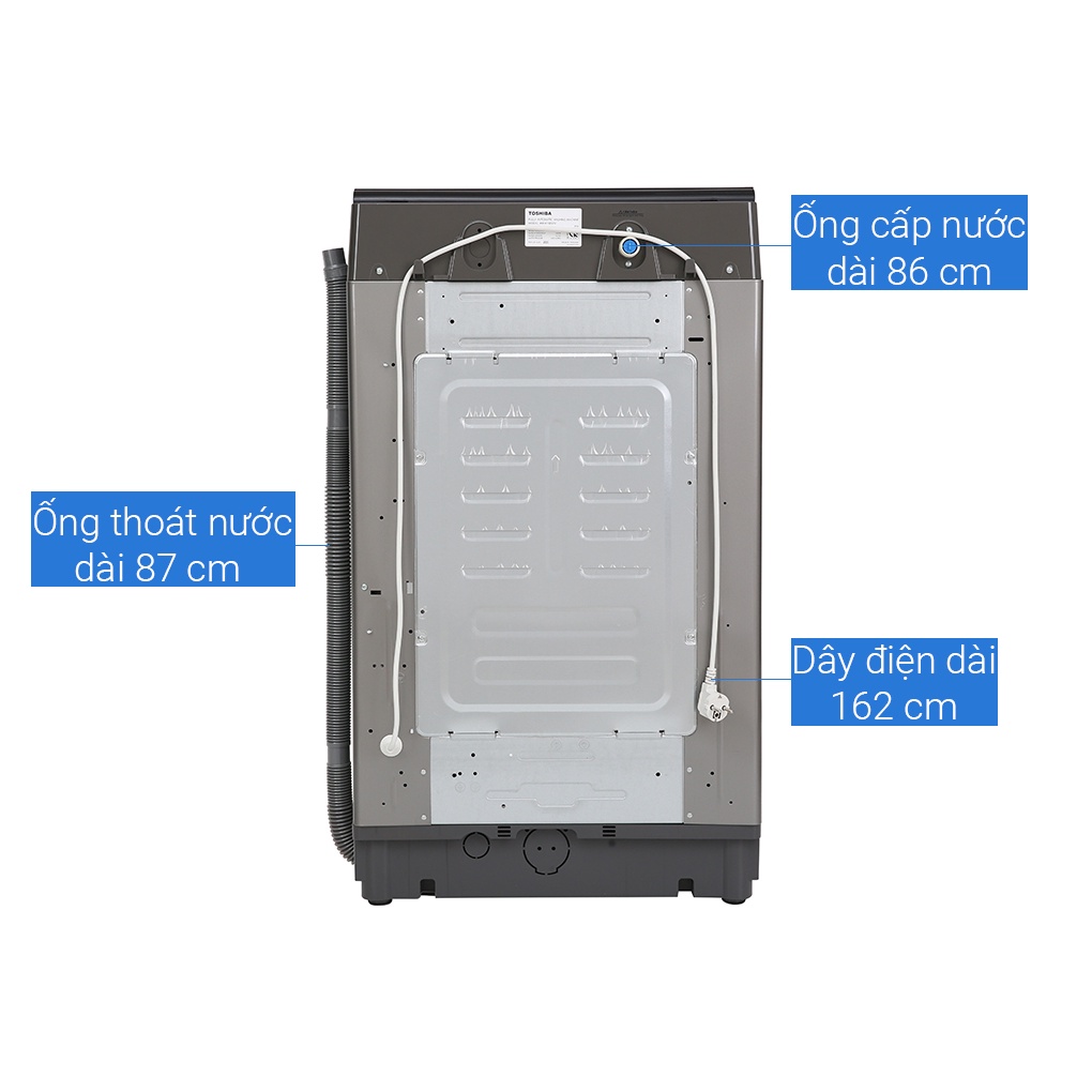 Máy giặt Toshiba 9 kg AW-K1005FV - Chính hãng BH 24 tháng - Miễn phí lắp đặt