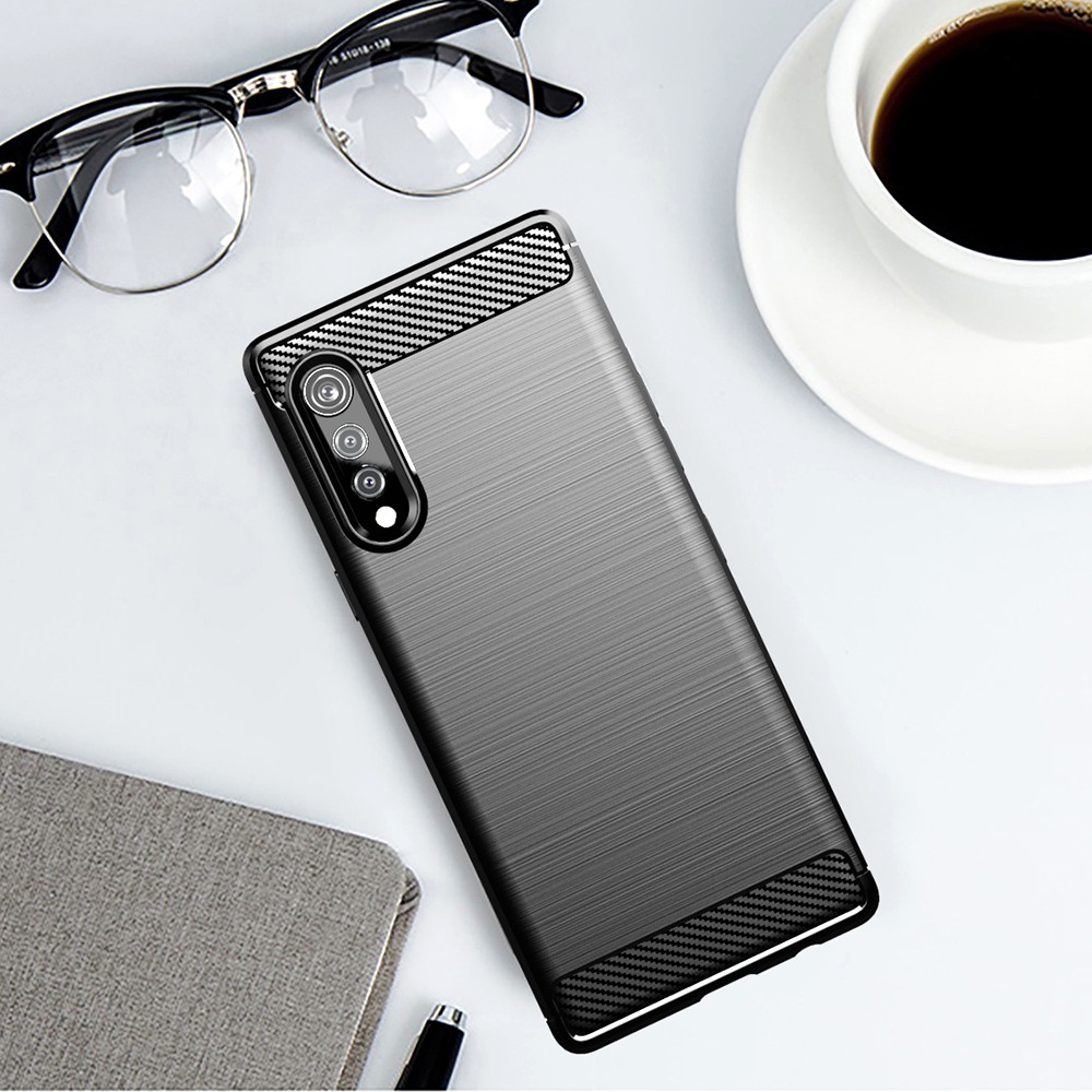 FREESHIP 50k_Ốp lưng LG Velvet, Ốp Cacbon phay xước chống sốc chống vân tay cho LG Velvet 5G