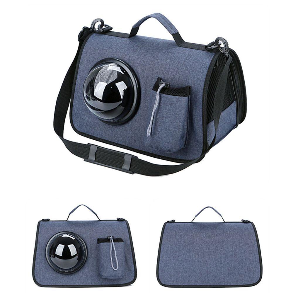 Giovanni 1 Túi Xách Vải Oxford Có Cửa Sổ Và Túi Bên Hông Thoáng Khí Đựng Thú Cưng Đi Du Lịch