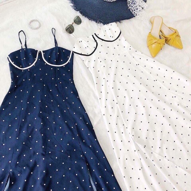 ĐẦM MAXI CÚP NGỰC XẺ TÀ BÊN