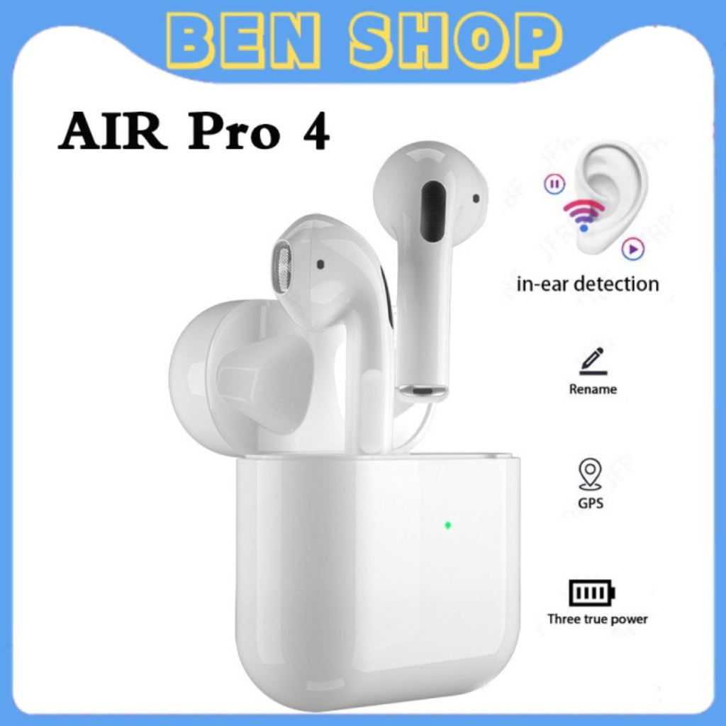 Tai Nghe Nhét Tai Inpods Pro4 Suntaiho TWS Bluetooth 5.1 Mini Cho Điện Thoại, Máy tính bảng - PK Ben