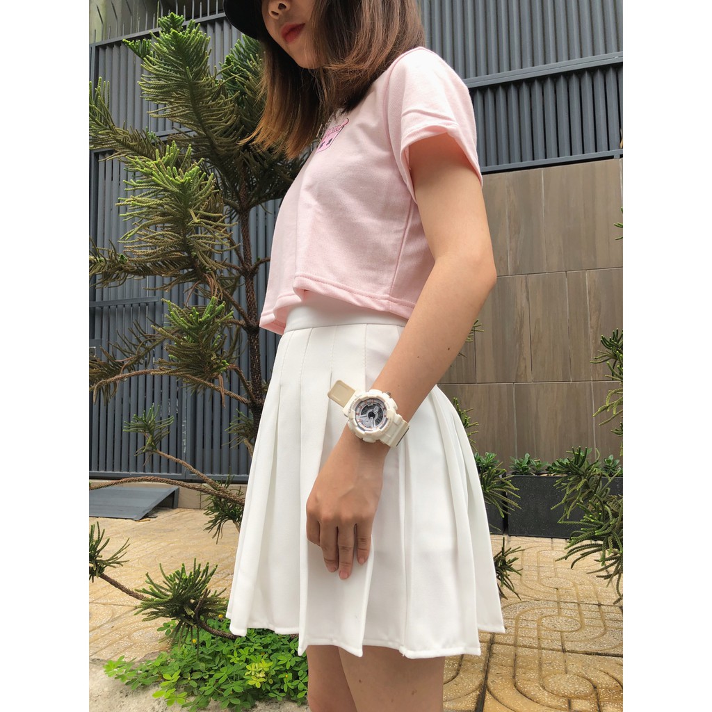Chân váy Tennis xếp ly xòe Ulzzang Dáng ngắn có quần bên trong Basic BC302 | BigBuy360 - bigbuy360.vn