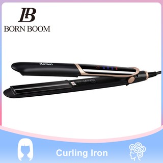 (Hàng Mới Về) Máy Duỗi Và Uốn Tóc Bornboom 2 Trong 1 Lõi Sứ Chất Lượng Cao