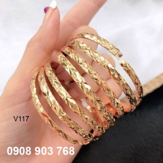 Bộ xi men xi vàng 18k cao cấp v117 phát lộc