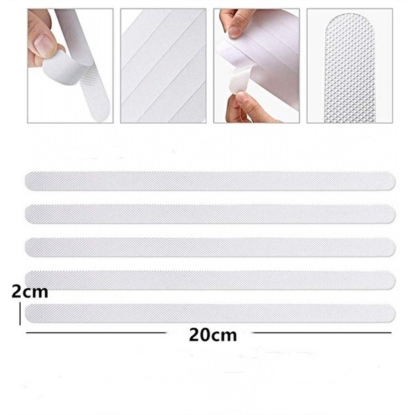 Bộ 5 Miếng Dán Chống Trượt Trong Suốt Chống Thấm Nước Chống Trượt Cho Nhà Tắm