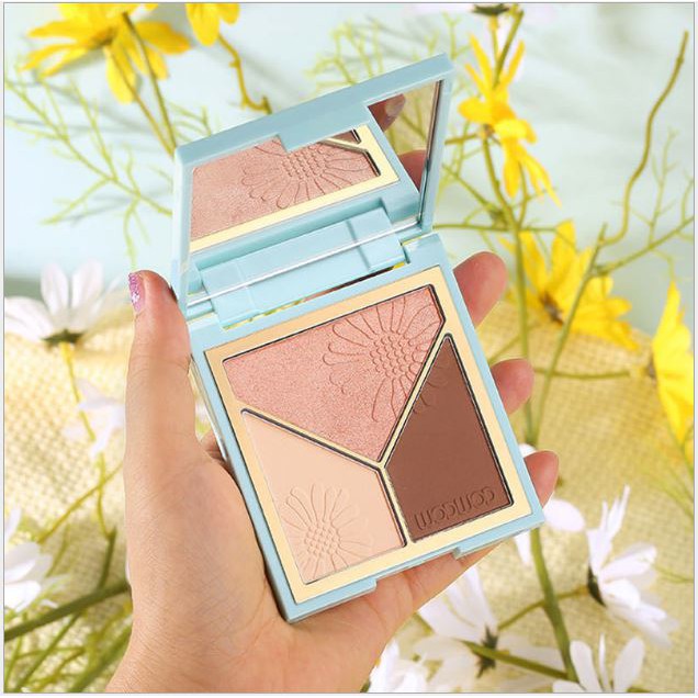 Phấn tạo khối bắt sáng Wodwod Shading Powder 3 ô | BigBuy360 - bigbuy360.vn