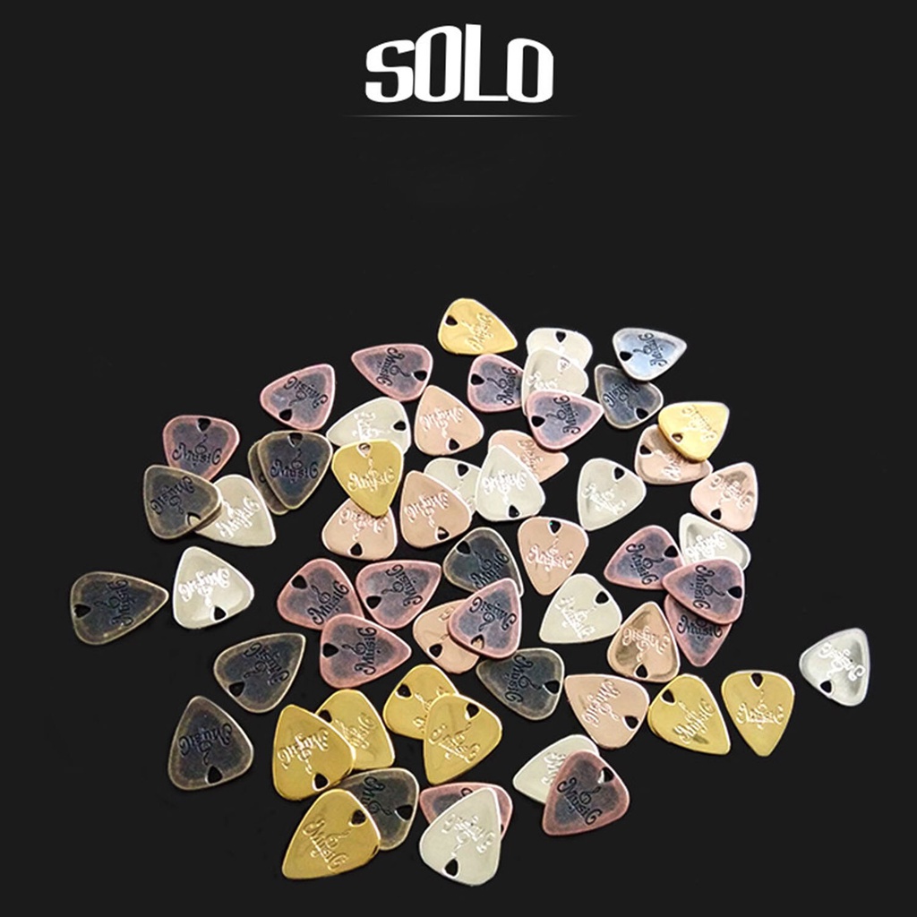 Miếng gảy đàn guitar điện LEKATO chất liệu hợp kim kẽm không gỉ