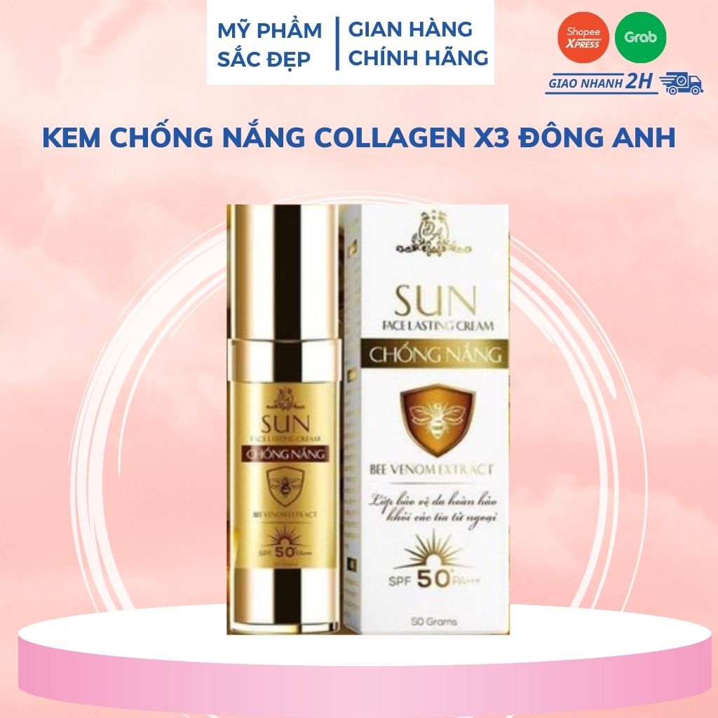 Kem Chống Nắng Nọc Ong Đông Anh Dành Cho Da Mặt Mịn Màng, Đều Màu Da