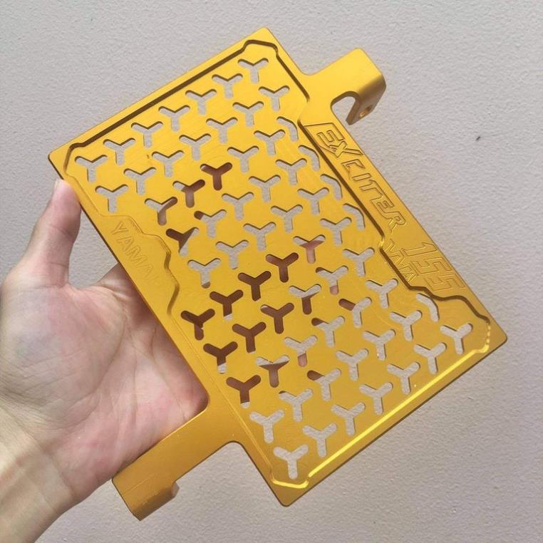 Che két nước Ex155 VVA mẫu hoa văn áo giáp mạnh mẽ cá tính chất liệu nhôm cnc nhiều màu anode cao cấp lựa chọn QU17