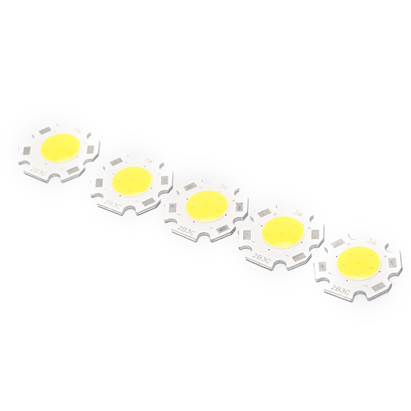 Set 5 chip đèn led cob 3W DC9-10 bền bỉ