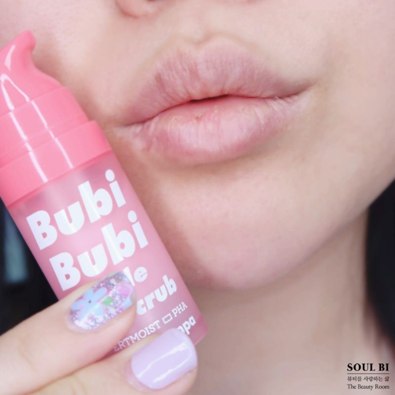 Tẩy da chết môi sủi bọt Bubi Bubi Bubble Lip Scrub