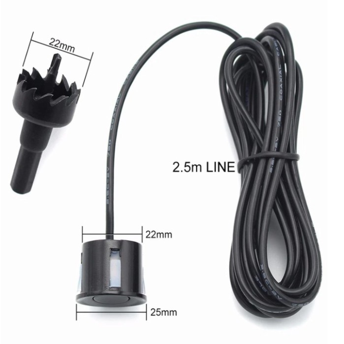 Sản Phẩm  Cảm biến lùi kết hợp đo khoảng cách, gắn tích hợp trên màn hình có sẵn của ô tô . | BigBuy360 - bigbuy360.vn