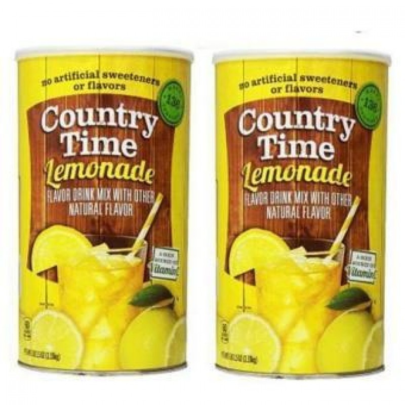 BỘT CHANH HÒA TAN COUNTRY TIME DRINK MIX LEMONADE MỸ 2.33KG CHÍNH HÃNG - 8459