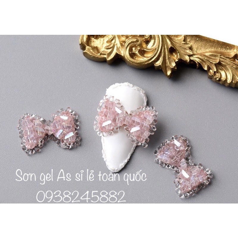 Charm đá trang trí móng bán theo cặp 2 cái