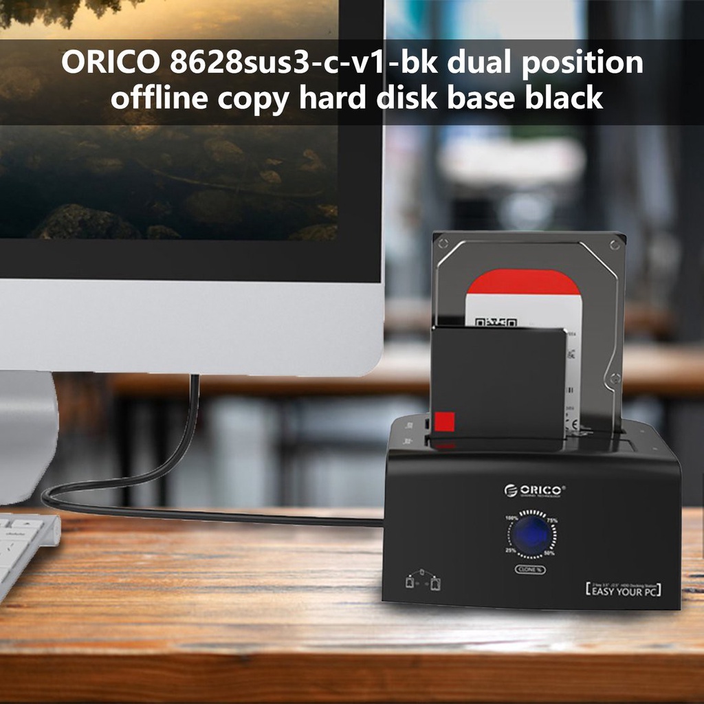 [New promo]Double Disk Position Offline Copy Hard Disk Base Hard Drive Docking Station | BigBuy360 - bigbuy360.vn