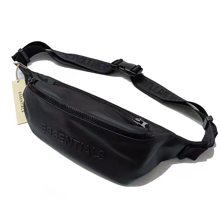 Fear of God Essentials 21fw Fog Double Line Waist Bag Bicycle Bag Messenger Bag Chest Pack Surface Backpack High Street Style