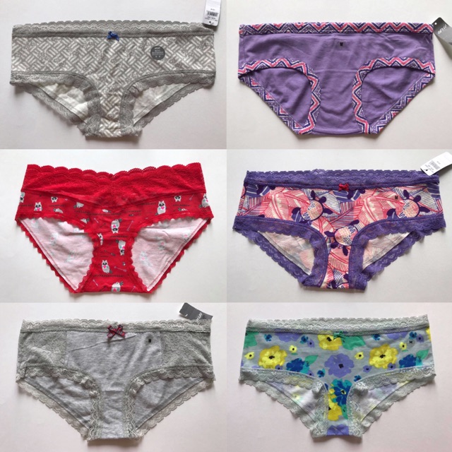 Combo 6 quần lót Aerie, size M, auth