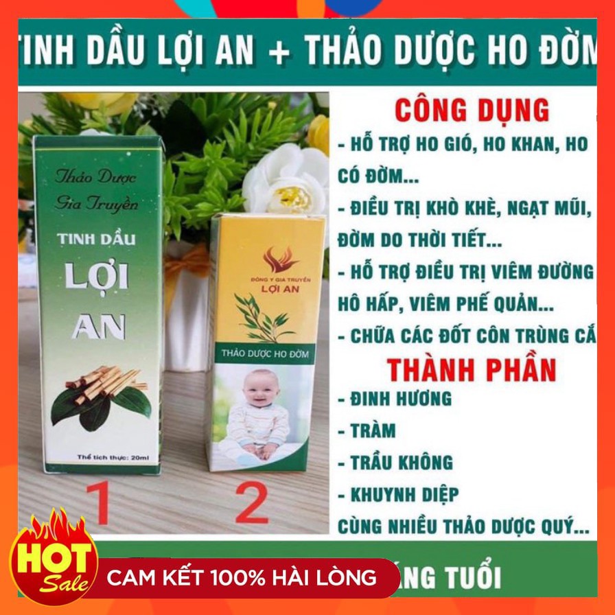 [Hàng chuẩn] Tinh dầu ho đờm lợi an bôi hết ho đờm khò khè tặng ô tô đồ chơi cho bé