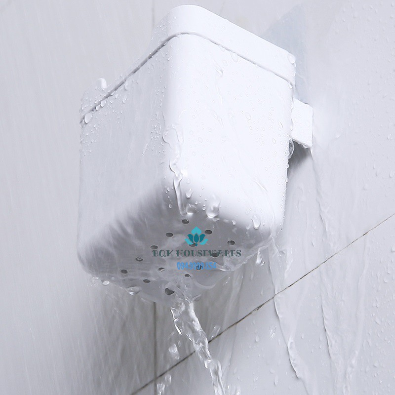 Hộp đựng kem đánh răng bàn chải đa năng dán tường Lock&amp;Lock