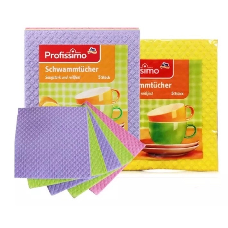 Khăn lau đa năng Profissimo Đức, gói 5 chiếc