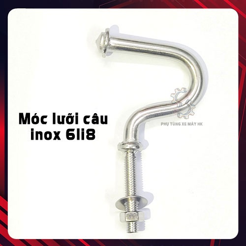 Móc Treo Đồc TiTan - Inox - Chữ U -  Móc Câu - Dày Dặn Gắn Được Trên Mọi Xe Máy Cực bền