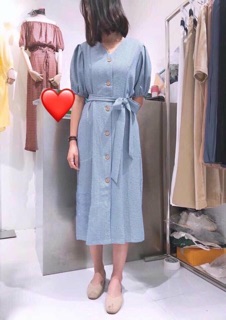 Đầm voan dài
