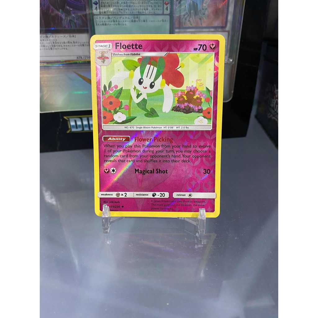 [ Dưa Hấu Yugioh ] Lá bài thẻ bài Pokemon Floette