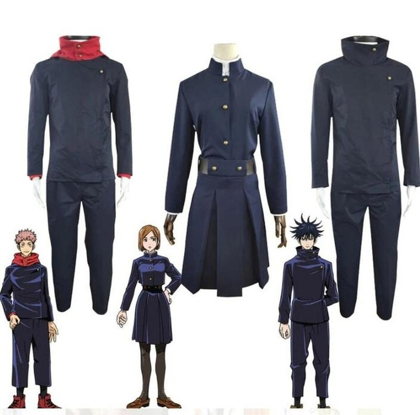 ✈COD✈ Bộ Đồ Hóa Trang Nhân Vật Anime Jujutsu Kaisen Yuji Itadori Nobara Kugisaki Megmi Fushigero