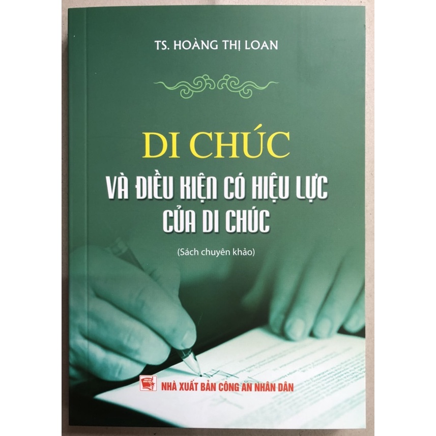 Sách Di chúc và điều kiện có hiệu lực của di chúc