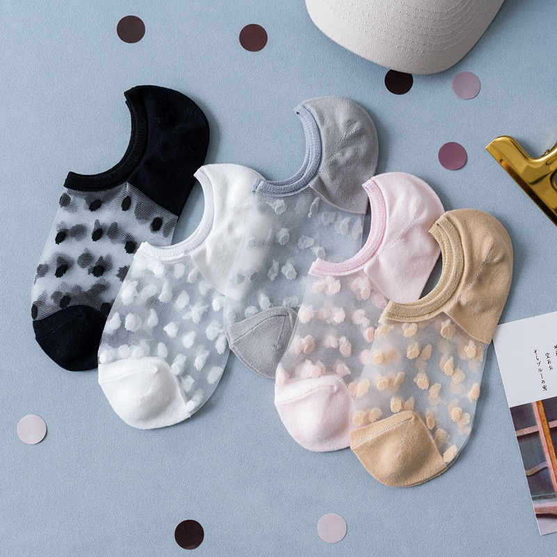 Đôi vớ TAKETALK lưới xuyên thấu thời trang cho nữ