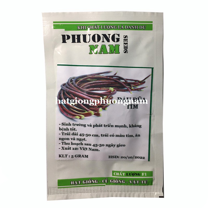 5GR - HẠT GIỐNG ĐẬU ĐŨA TÍM