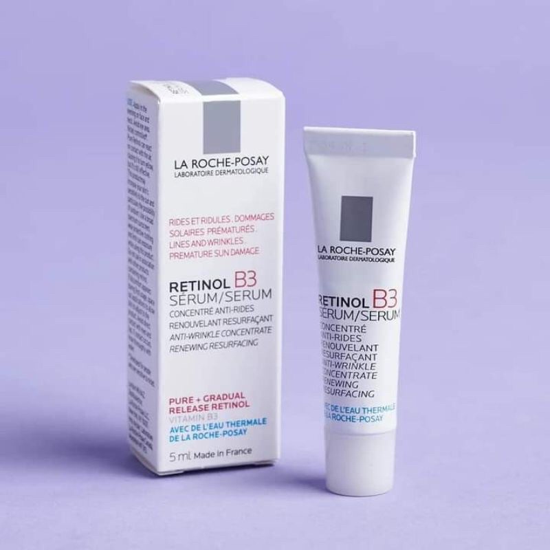 Tinh chất giảm thâm nám và nếp nhăn, làm đều màu da La Roche Posay Retinol B3 Serum 5ml, 30ml ( laroche posay)