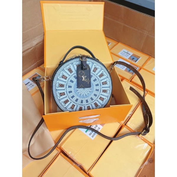 TÚI CỐP TRÒN LV THỜI TRANG FULL BOX NAM CHÂM SEAL