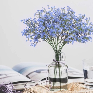 Hoa chấm bi giả bằng lụa sống động trang trí nhà cửa đa dụng