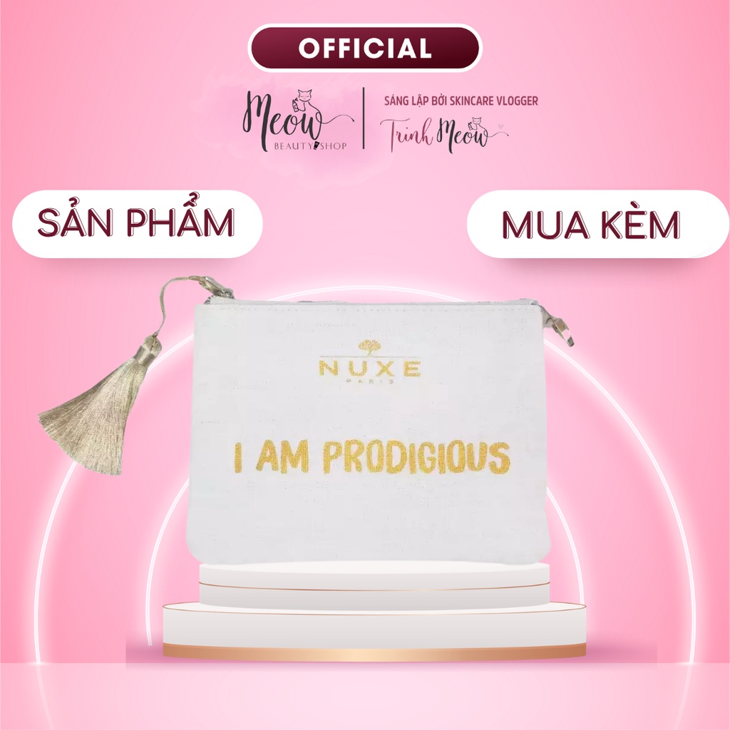 [HB Gift - Sản phẩm mua kèm] Túi vải đựng mỹ phẩm Beauty Pouch Nuxe