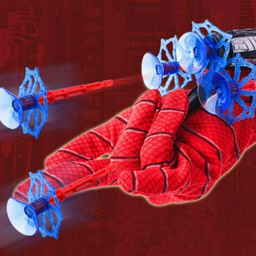 Layor1 Launcher Đồ Chơi Vòng Đeo Tay Hình Người Nhện Anh Hùng Web Shooter