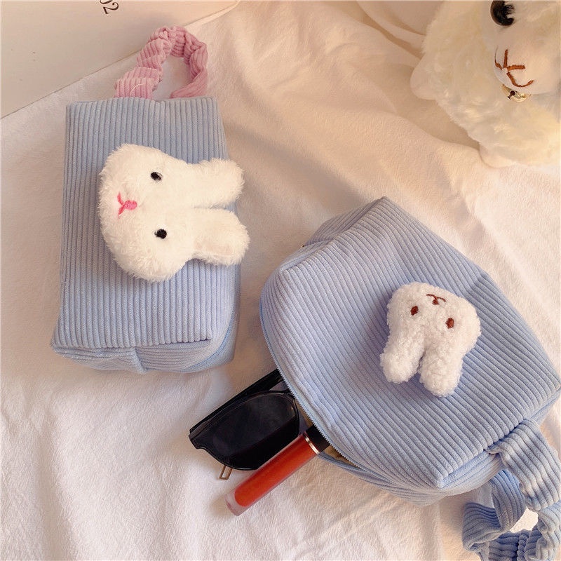 Túi Đựng Mỹ Phẩm Hình Gấu Dễ Thương