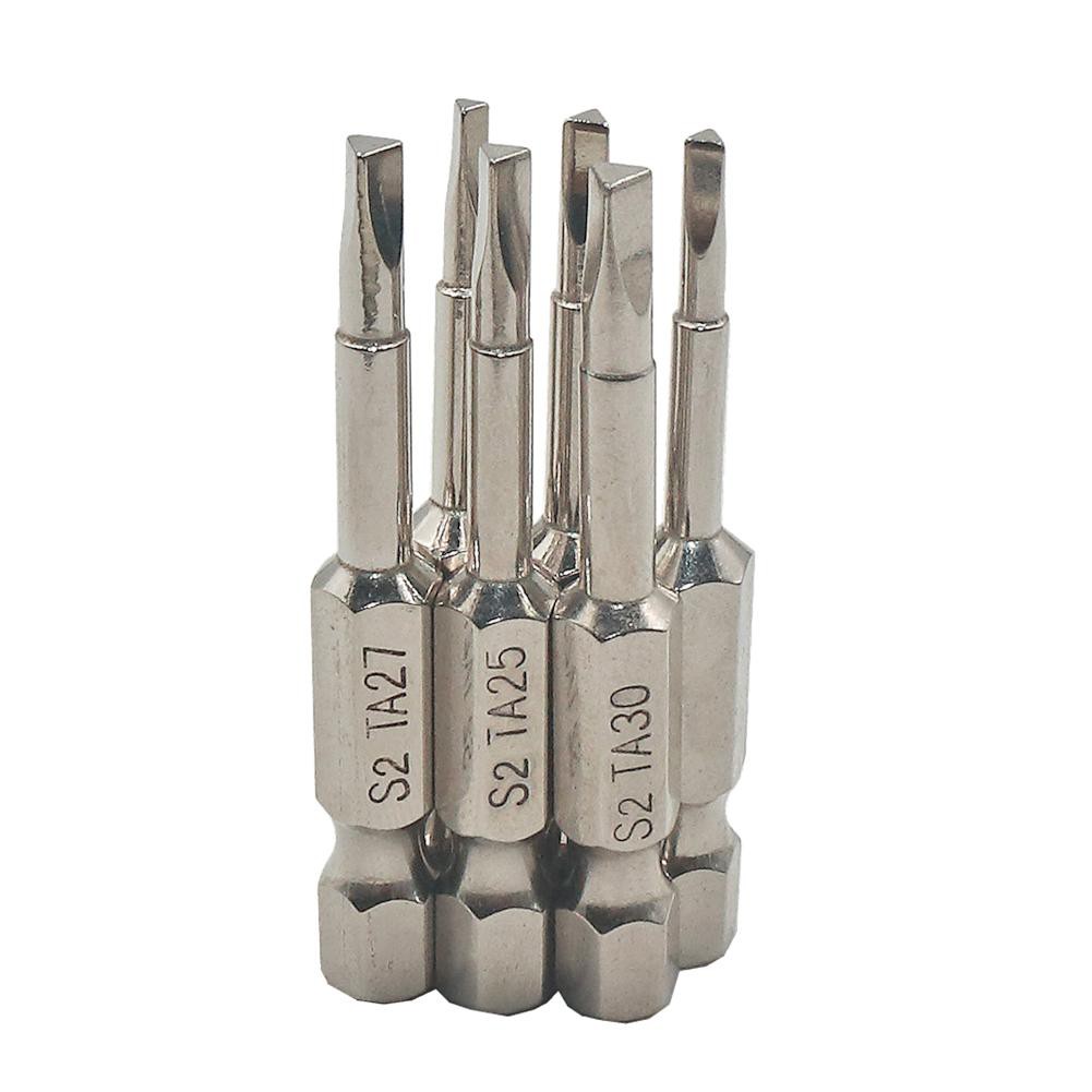Set 6 đầu tua vít tam giác từ tính S2 1/ 4 inch