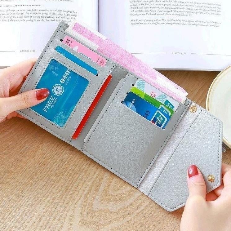 Ví nhỏ cầm tay nữ cute đẹp cao cấp ngắn nhỏ gọn bỏ túi thời trang giá rẻ VN01 | BigBuy360 - bigbuy360.vn