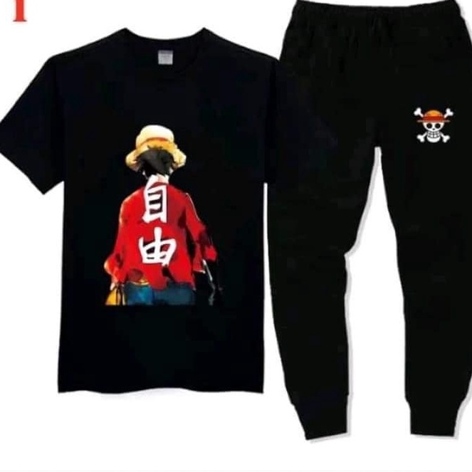 Bộ quần áo Luffy One piece , áo anime manga đảo hải tặc