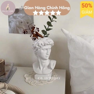 Lọ hoa hình người tượng David, đầu tượng trang trí phòng