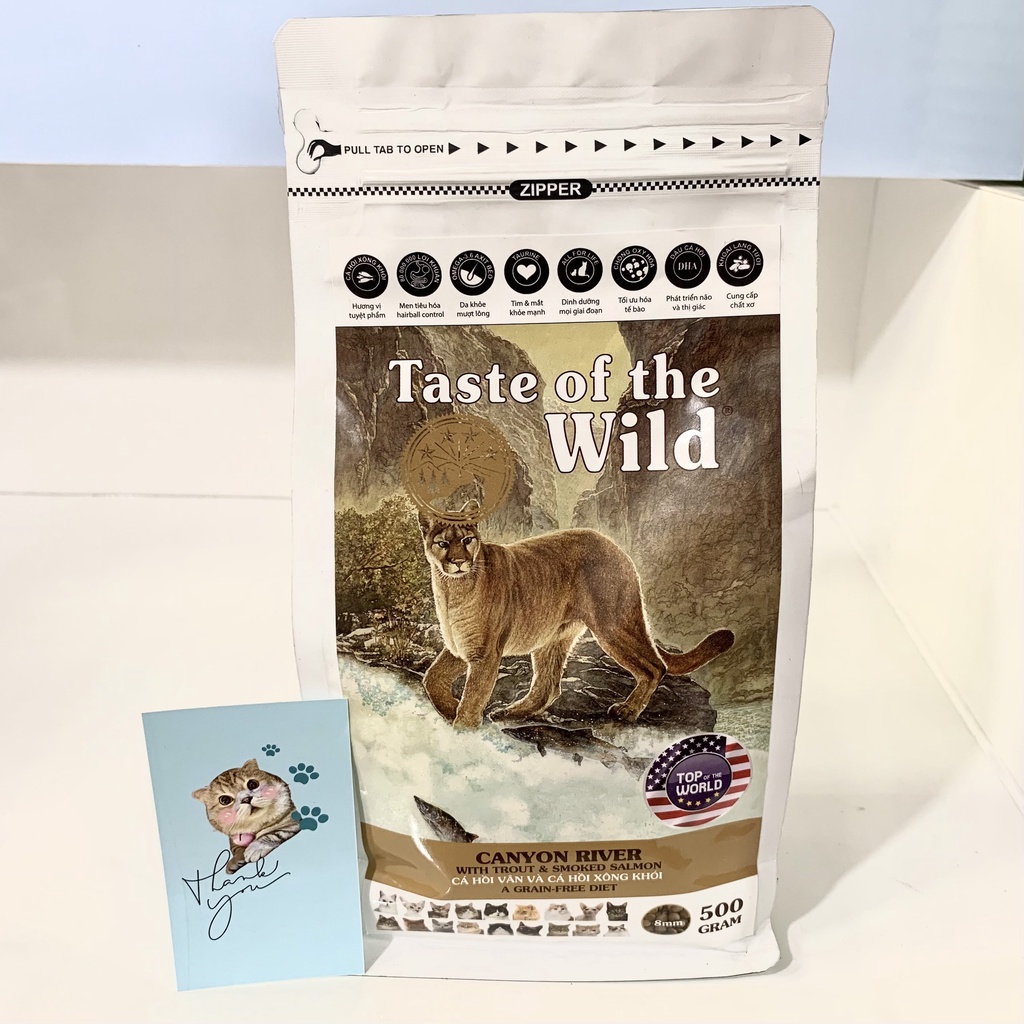 Hạt Cho Mèo - Hạt Cao Cấp Taste Of The Wild Dành Cho Mèo [500G]