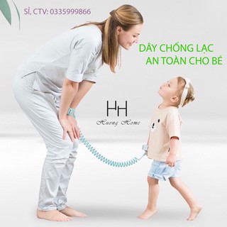 Vòng tay dắt bé chống đi lạc - dây dắt trẻ đi dạo an toàn - dây lõi thép siêu nhẹ