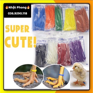 DÂY RÚT 10 MÀU - (Dây đánh dấu Gà Con, Gà Lớn, Bổn Bang)